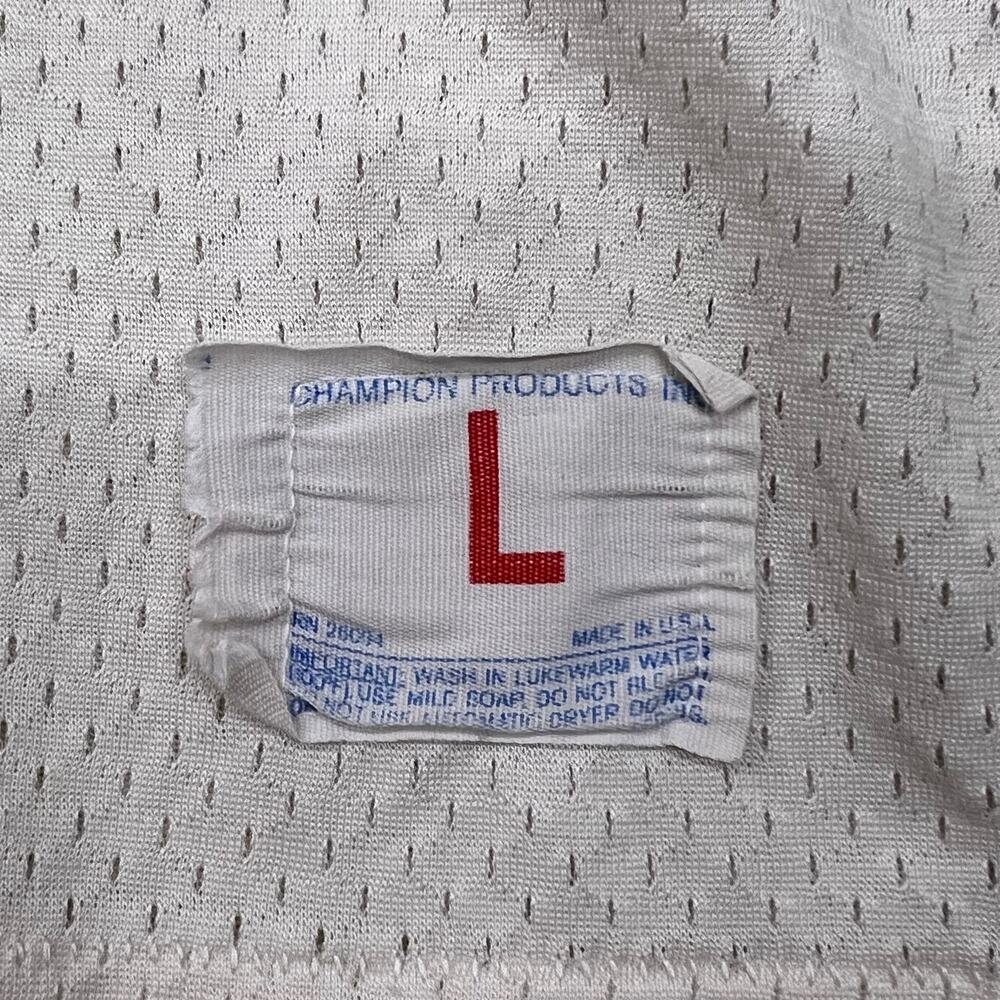 True Vintage Champion Mesh Football Jersey #51 USA Made Large 70s 80s Distressed - Picture 3 of 16
